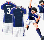 Set di magliette e pantaloncini con bandiera giapponese Anime Captain Tsubasa - immagine 9