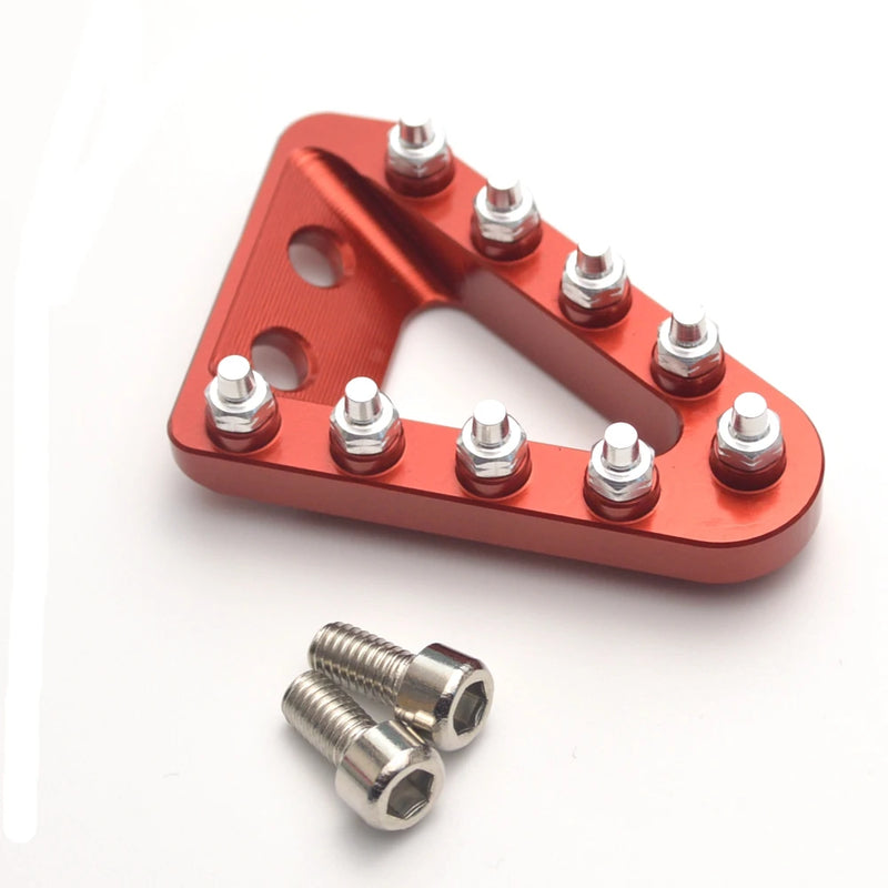 Punta Pedale Freno Moto CNC per KTM & Husqvarna – Leva Freno Maggiorata Antiscivolo (125-501 EXC SXF TE FE 2017-2022) - Campeda