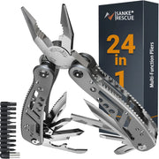 Pinza diagonale universale multifunzionale 24 in 1 Tagliafili hardware Elettricista professionale Antiscivolo Strumenti di riparazione durevoli - Campeda
