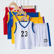 Tuta da basket estiva per BAMBINI Gilet sportivo ragazzi e ragazze Pantaloncini - immagine 5
