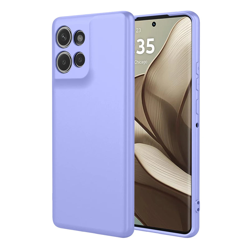 Custodia flessibile in silicone liquido TPU per Motorola Edge 50 Neo Pro Moto Edge 60 Stylus Fusion Ultra Cover protettiva Fundas Coque