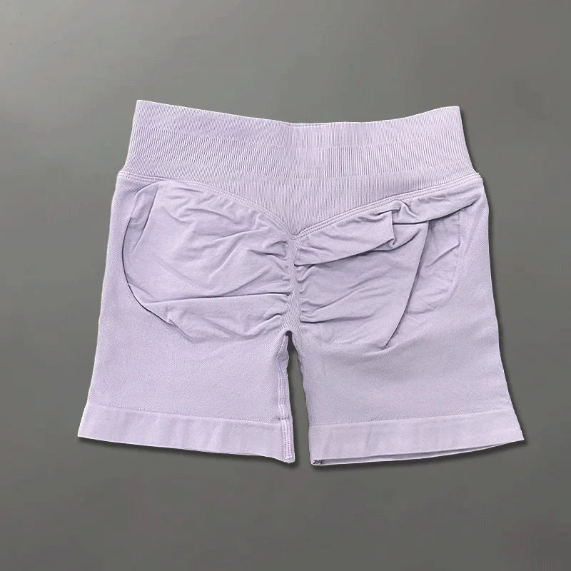 Pantaloncini da Yoga per Fitness | Pantaloncini sportivi da donna da 4,5 pollici per corsa ed esercizio, alternativa di qualità ai marchi più famosi, abbigliamento da palestra senza cuciture modellante.