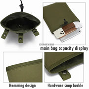 Tasca tattica Molle Dump Magazine Pouch Mag Drop Pouches Caccia CS Pistola - immagine 4
