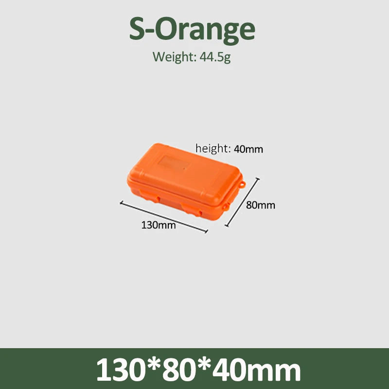 Scatola Impermeabile Outdoor S/L/XL – Contenitore Survival Antiurto per Campeggio, Pesca e Viaggio - Campeda