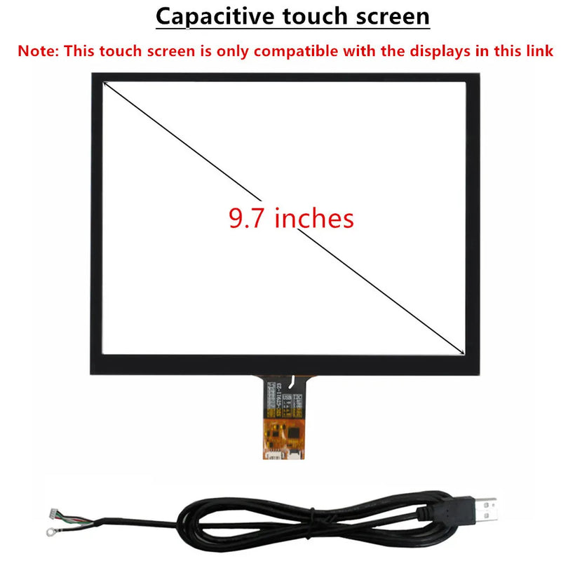 Per iPad 3/4 9.7 Pollici LP097QX1-SPA1 LTL097QL01 FAI DA TE IPS 2K Display LCD Schermo Monitor di Controllo Driver Bordo Digitizer Touchscreen