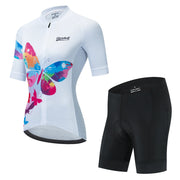 Maglia da Ciclismo estiva set abbigliamento donna tuta bici MTB a maniche corte