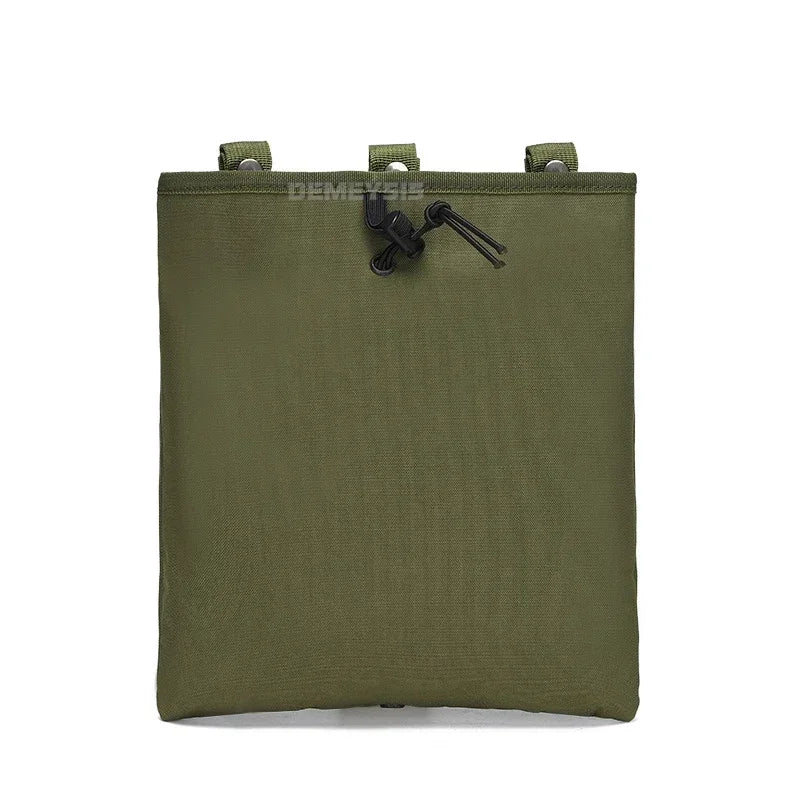 Tasca tattica Molle Dump Magazine Pouch Mag Drop Pouches Caccia CS Pistola - green - immagine 4