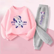 Primavera Autunno Stile Set di abbigliamento per bambini Neonate O Collo Felpa - immagine 9