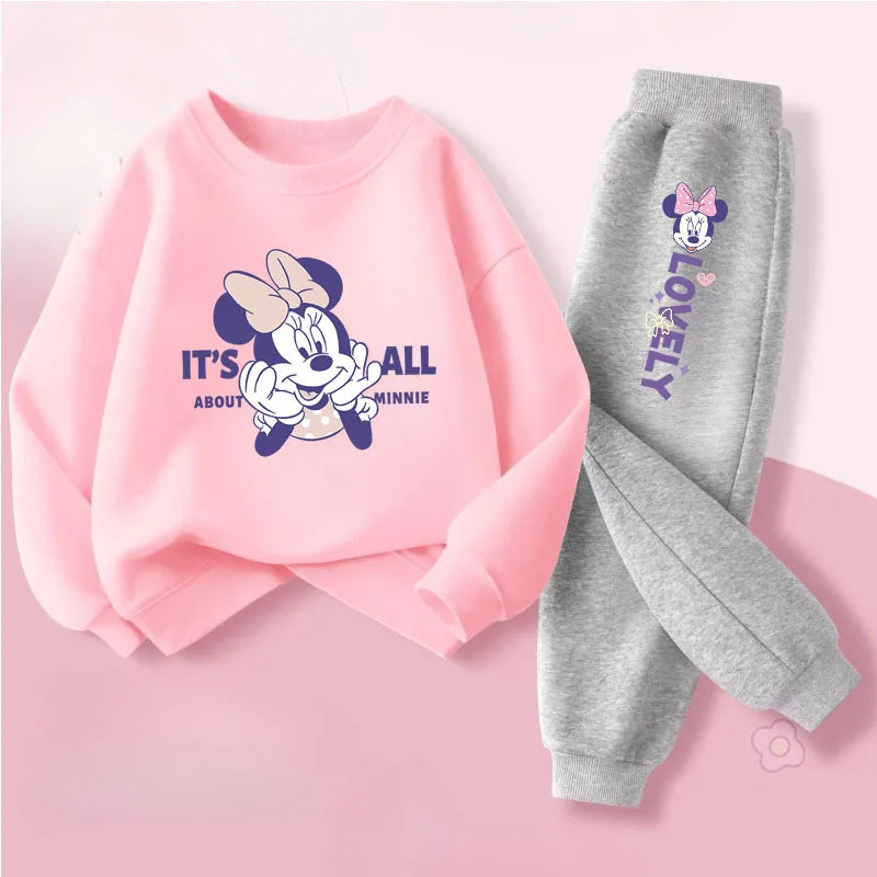 Primavera Autunno Stile Set di abbigliamento per bambini Neonate O Collo Felpa - immagine 16