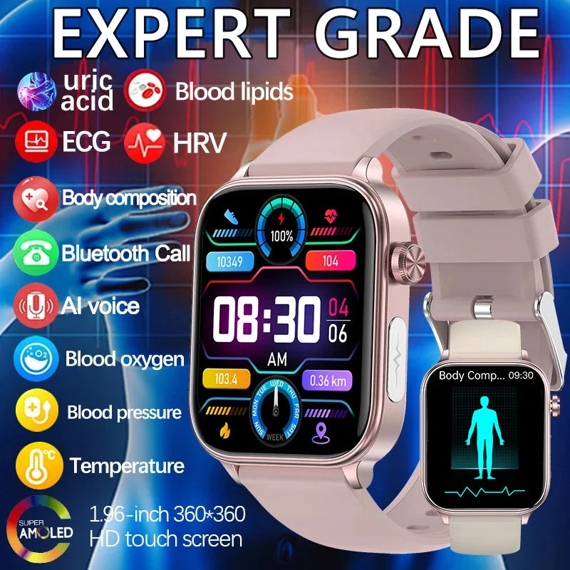 Rilevatore diagnostico AI Smart Watch Donna Test della composizione corporea dei
