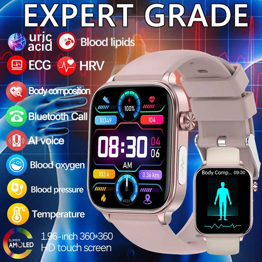 Rilevatore diagnostico AI Smart Watch Donna Test della composizione corporea dei