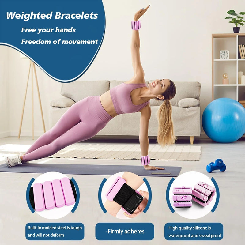Pesi Regolabili da 0 45 kg per Polsi e Caviglie Yoga - immagine 2