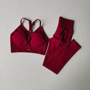Completo sportivo da donna a vita alta Peach antiurto - Encore Red S - immagine 13
