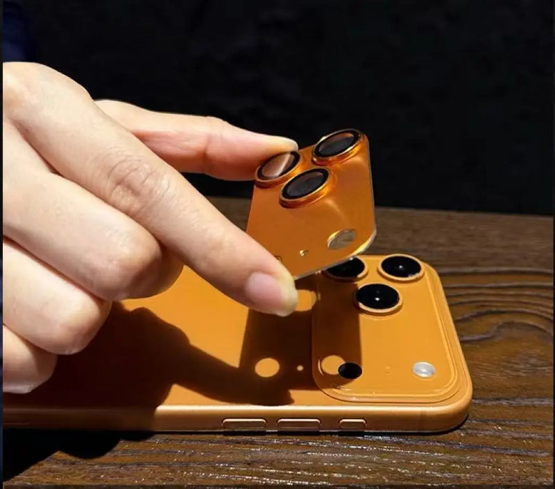 1Set Copertura Completa In Metallo Protezione Della Macchina Fotografica di Vetro Per IPhone 17 Pro Max Obiettivo di Copertura In Vetro Per IPhone 17 Obiettivo Dell'aria Anello di Metallo Pellicola