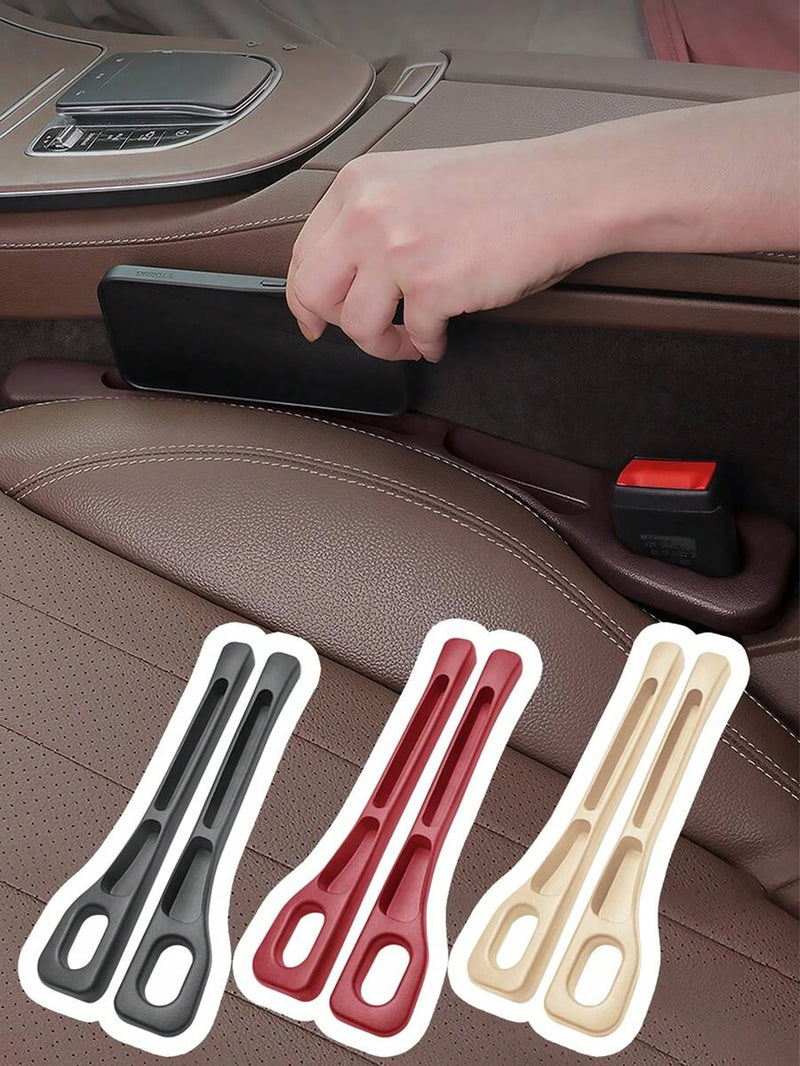 Organizer Sedile Auto 2 Pezzi – Riempitore Spazi Anti-Caduta con Portaoggetti - Campeda