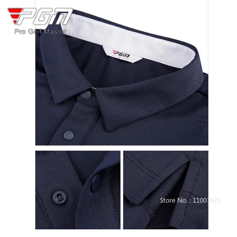 PGM Polo da golf donna ad alta elasticità T-shirt traspirante a maniche lunghe - immagine 5