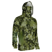 Abbigliamento da pesca Maschera a maniche lunghe uomo mimetica Camicie con cappuccio - S EDYHUK1104 - immagine 2