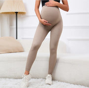 Leggings premaman elastici a vita alta skinny per le donne incinte Supporto la - immagine 6