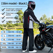 Impermeabile da motociclista e traspirante