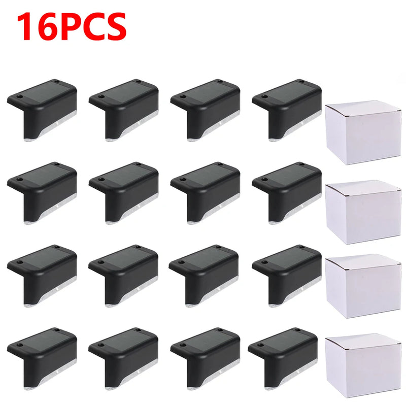 black 16pcs / White light