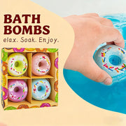 Set Regalo di Bombe da Bagno a Forma Ciambella con Giocattoli - immagine 2