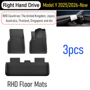 Tappetini Tesla Model Y Juniper 2025-2026 – Set Completo Bagagliaio + Schienale + Cargo Liner Impermeabili Antigraffio Accessori Interni - Campeda