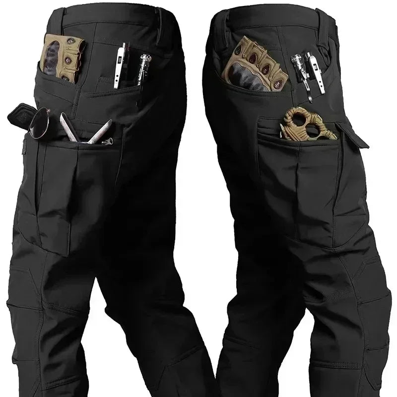 Set mimetico tattico da uomo impermeabile Soft Shell in pile tuta combattimento - immagine 8