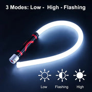 Torcia LED Flessibile da 73cm Ricaricabile Luce Lavoro Professionale per Meccanici