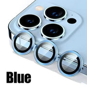 Protezione obiettivo fotocamera in vetro temperato per iPhone