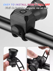 5 modalità clacson per bicicletta mountain bike mini batteria campanello bici - immagine 6
