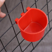 20 pezzi appesi polli mangiatoie per conigli con a gancio mangiatoia pollame acqua - immagine 2