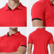 Polo da uomo a maniche corte in poliestere – traspirante, casual ed elegante per primavera ed estate - Campeda
