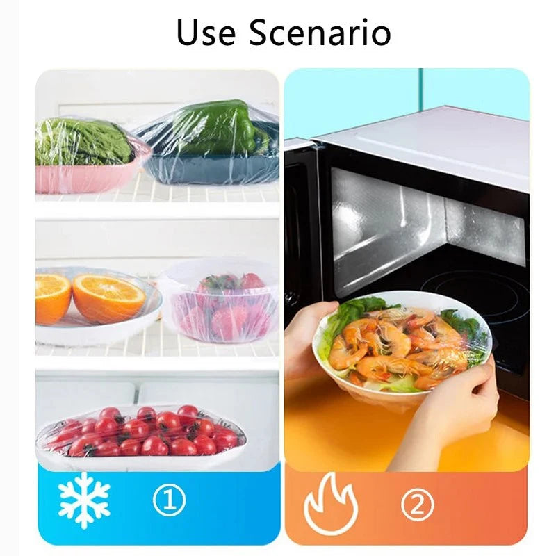 Coperture Elastiche Alimentari Monouso per Conservare Cibo Fresco e Protetto