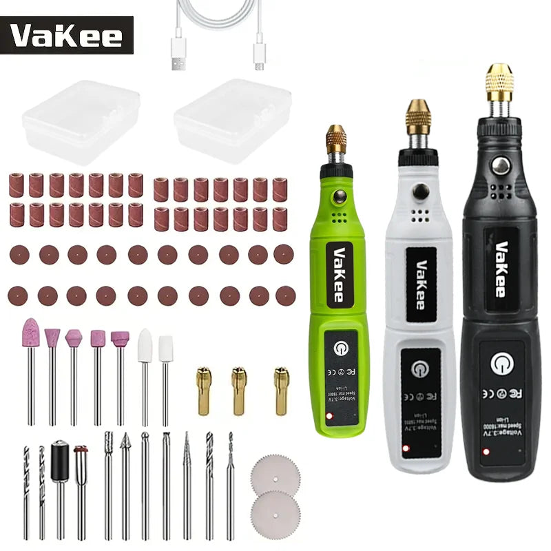 Mini trapano elettrico USB ricaricabile penna per incisione senza fili strumenti Dremel utensile rotante trapano a mano senza fili mini lucidatore per mano
