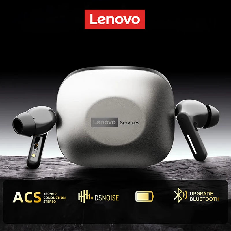 Nuovo Lenovo LE209 Auricolare Bluetooth senza fili ANC Riduzione del rumore HiFi Musica Cuffie Bluetooth 30 ore di durata della batteria Cuffie da gioco