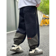 Nuovi pantaloni da ragazzo in stile patchwork per la primavera e l'autunno - immagine 5