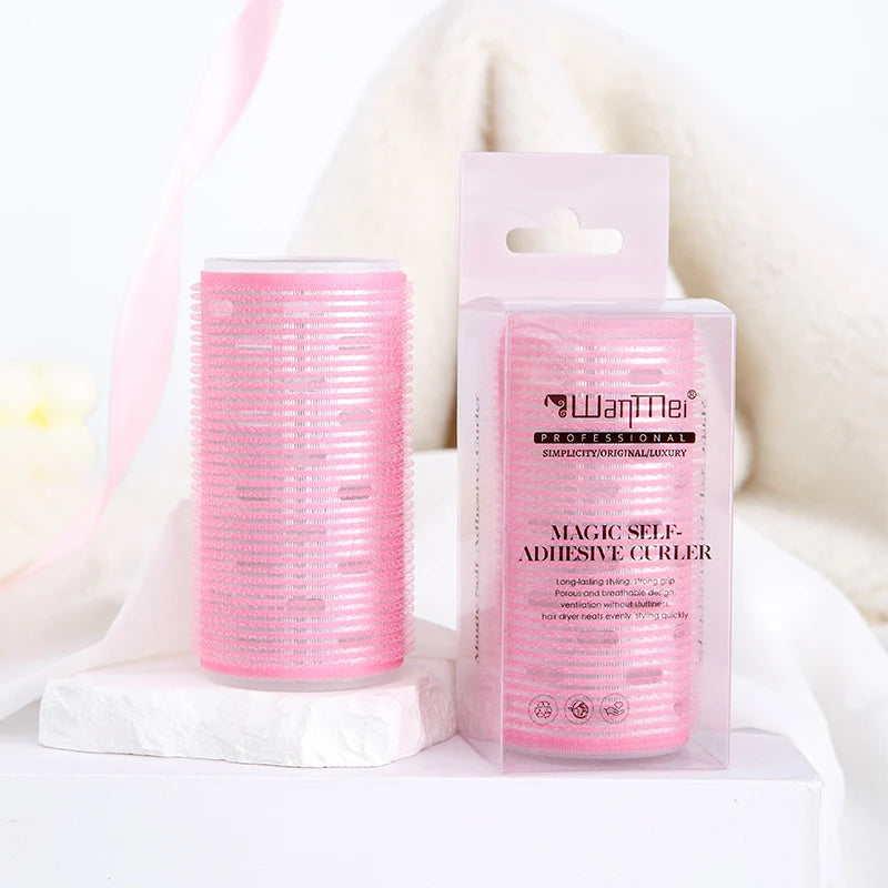 1 pz bigodini set bigodini senza calore capelli vacillante frangia bigodini autoadesivi per le donne trucco styling dei capelli strumenti di arricciatura