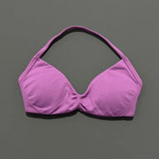 Reggiseno sportivo con spalline Intimo yoga Donna Palestra Top Corsa Esercizio senza - Rose Purple - immagine 23