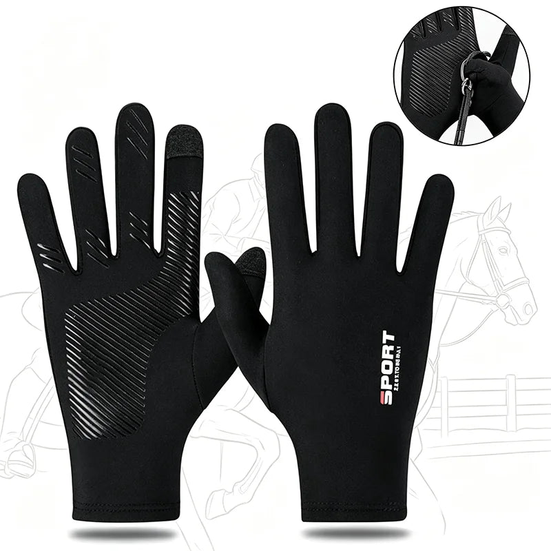 Guanti da equitazione premium in pelle di capra antiscivolo - immagine 14