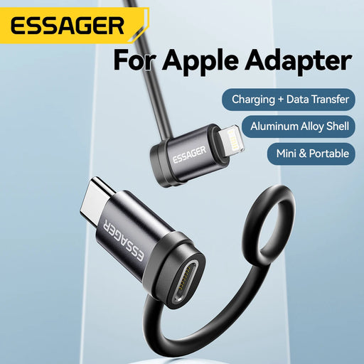 Adattatore Essager da Lightning a USB C 3A per Ricarica Rapida OTG iPhone - immagine 2