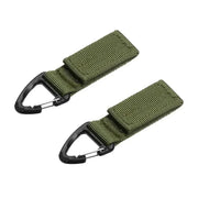 Clip Tattica MOLLE Porta Chiavi – Moschettone Nylon per Cintura e Zaino (1/2/3 Pezzi) Accessorio Outdoor EDC - Campeda