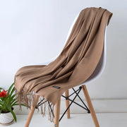 Sciarpa di Pashmina da donna Scialli Morbida sensazione cashmere Foulard viaggio - immagine 10