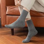 Set 10 paia di calzini da uomo TAXCAIX – cotone morbido e traspirante, business casual, autunno/primavera, colori nero e bianco - Campeda
