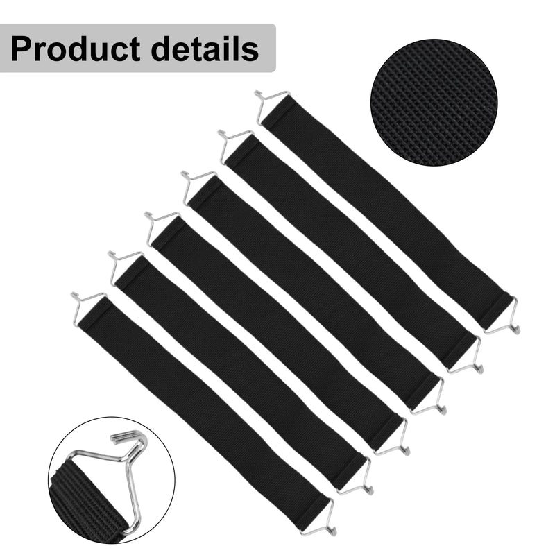 Assemblaggio semplificato Proteggi i tuoi mobili da esterno con un set di 6 affidabili cinture per sedie rinforzate realizzate in tessuto resistente