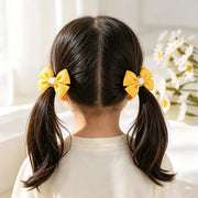 Fiocchi per capelli bambine set da 2 pezzi graziosi a doppio strato - immagine 4