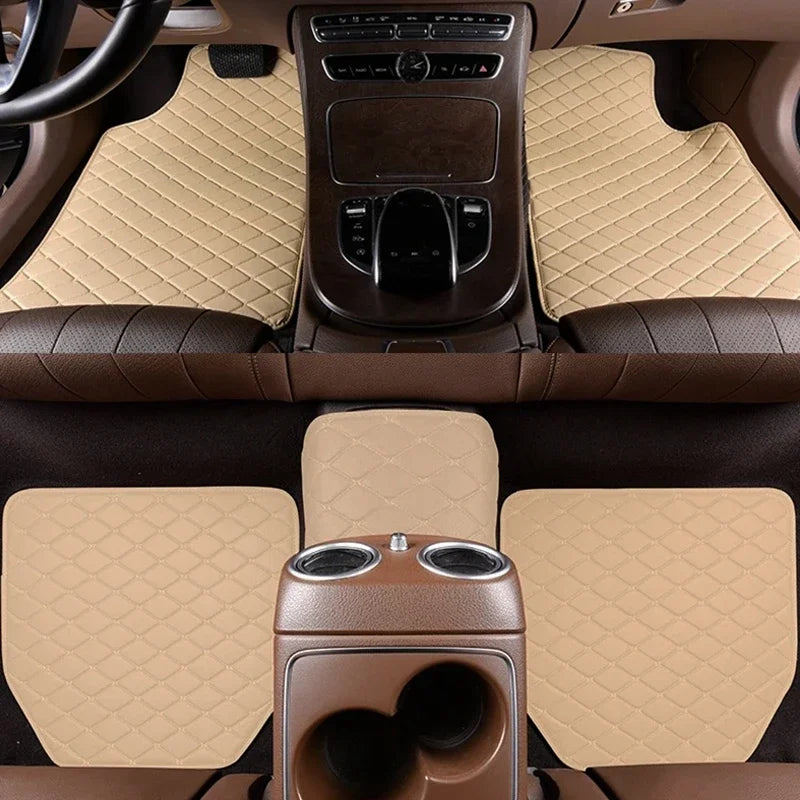 Tappetini Auto 5 Pezzi Universali – Impermeabili, Antiscivolo e Facili da Pulire - Campeda