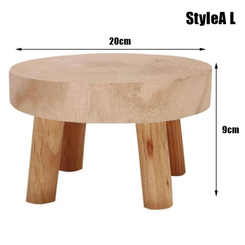 Nuovo supporto per piante in legno supporto per Base per vaso di fiori sgabello espositore per fiori da giardino