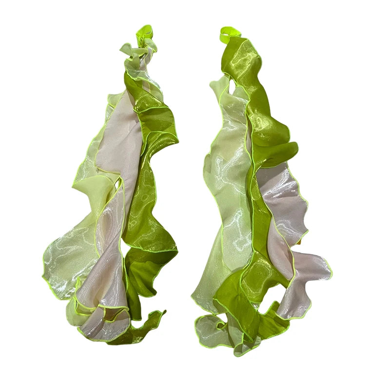 1 paio di nastri da polso eleganti e fluidi 75 cm per danza - immagine 17