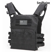 Gilet da allenamento per esterni MOLLE (incluso emblema bandiera americana) con - immagine 11