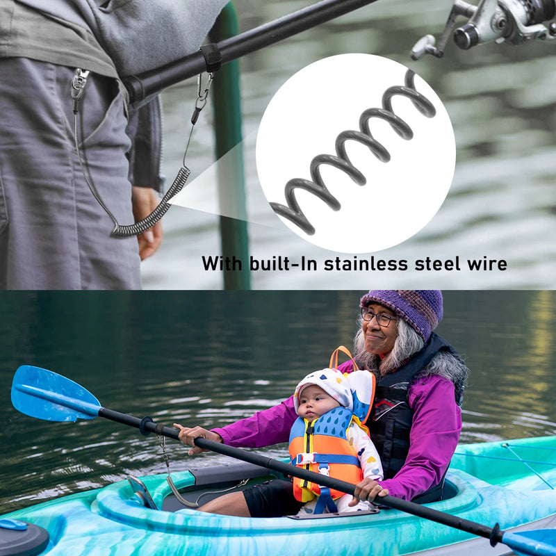 Porta attrezzi da pesca Cravatta per cintura Avvolgente canne Cinghie Elasticità 2M - immagine 8